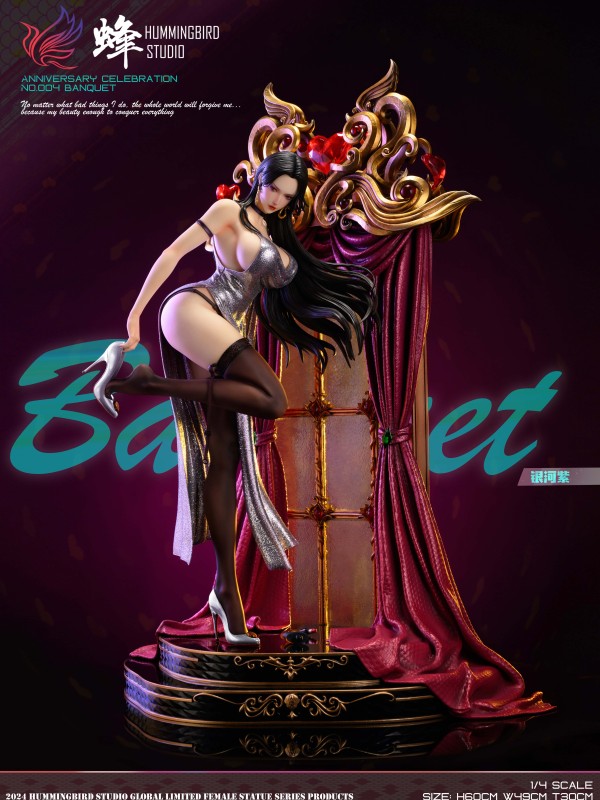 Hummingbird Studio Anniversary 004 One Piece Boa Hancock Banquet Hot Sexy 1/4 Statue Deluxe Version